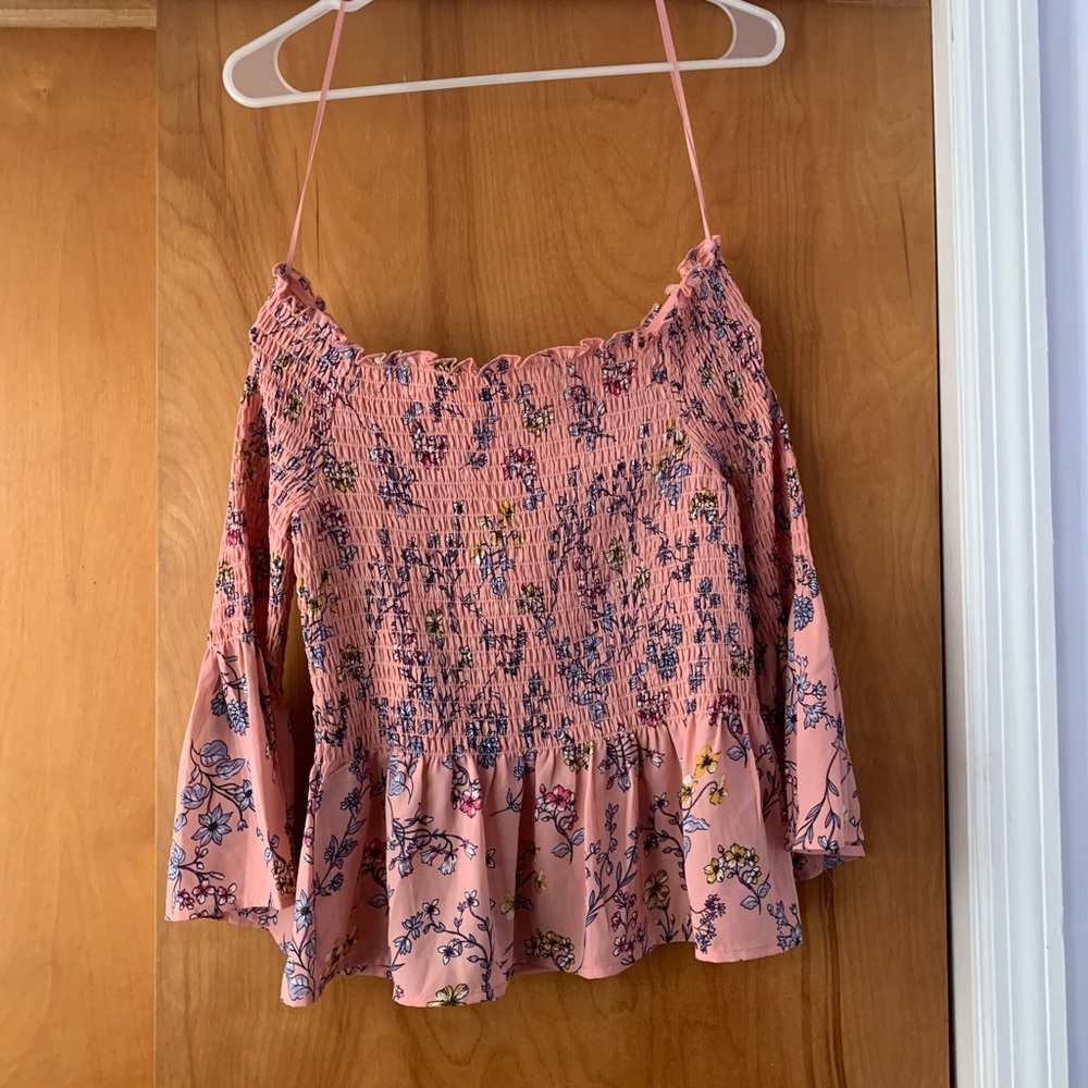 Candie's Flower Blouse Size Medium NEW